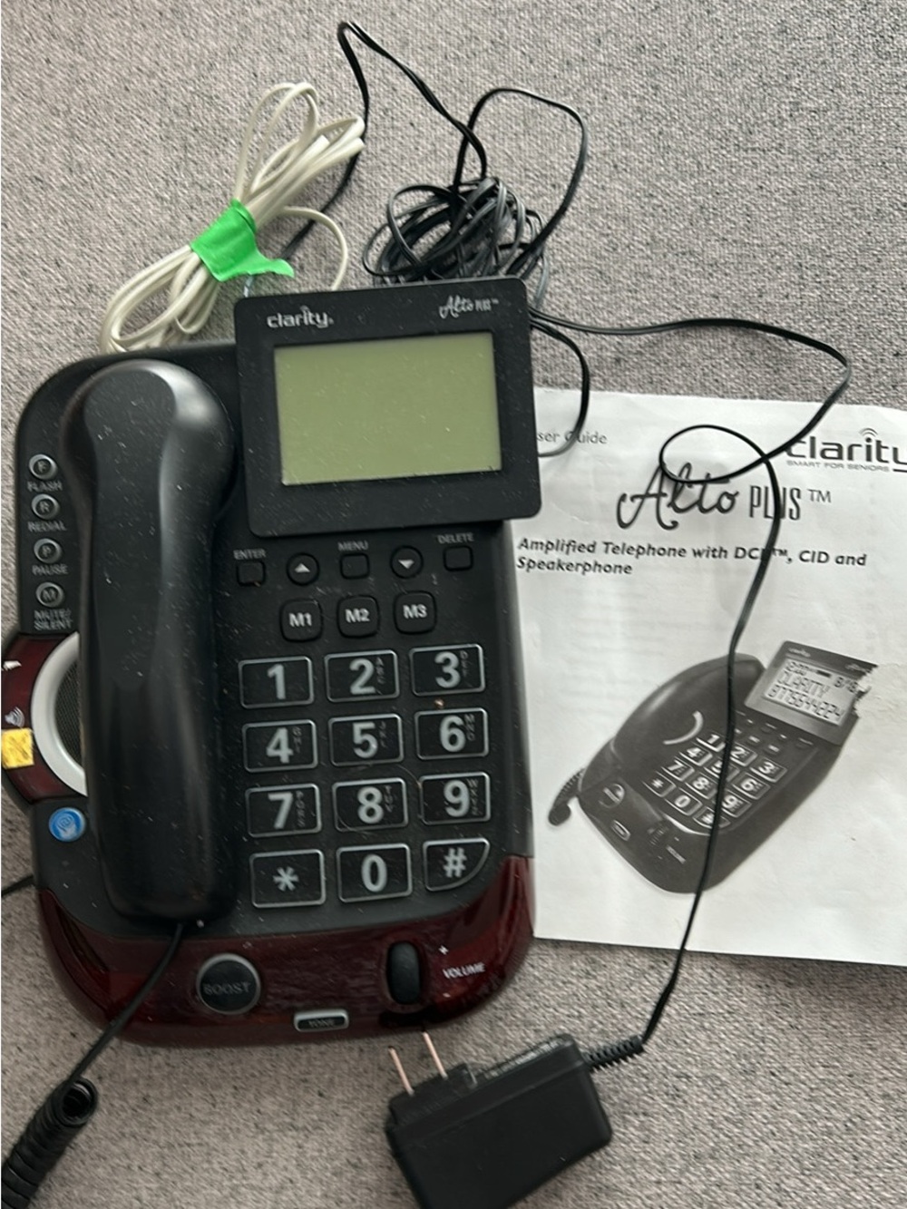 Title: Clarity AltoPlus Amplified Corded Telephone with Speakerphone & Caller ID